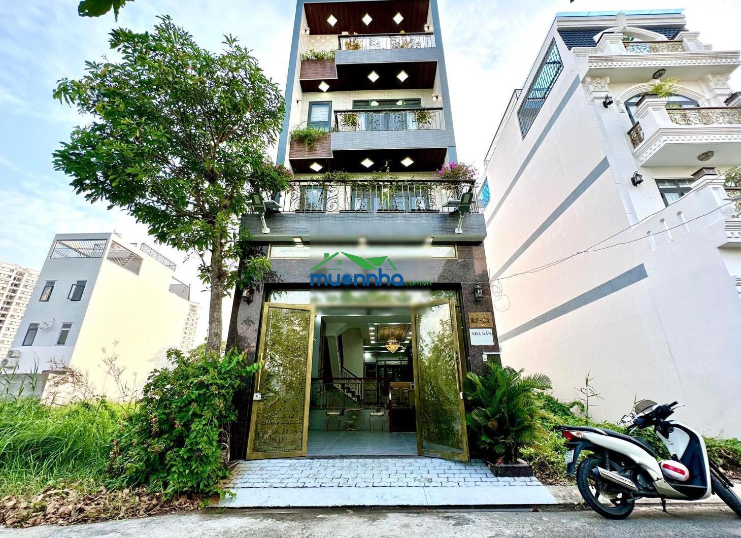 Nhà phố 4 tầng có thang máy huỳnh tấn phát nhà bè - 4