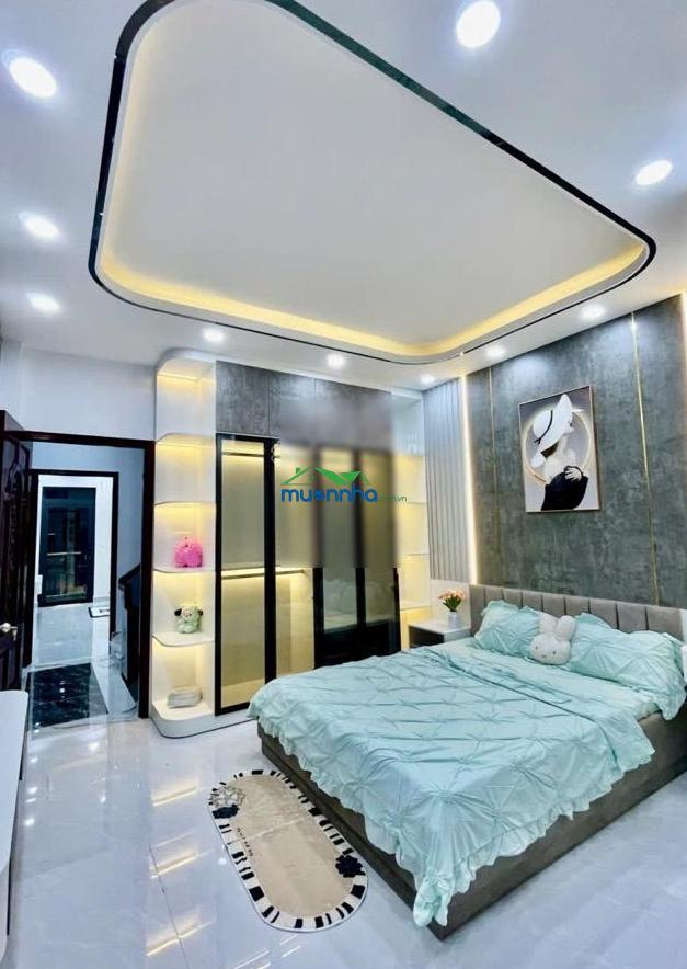 Huỳnh tấn phát quận 7, 4 tầng 4pn full nội thất, dt 4m x 16m, xe hơi đỗ cửa, hẻm thông, nhỉnh 7 tỷ - 4