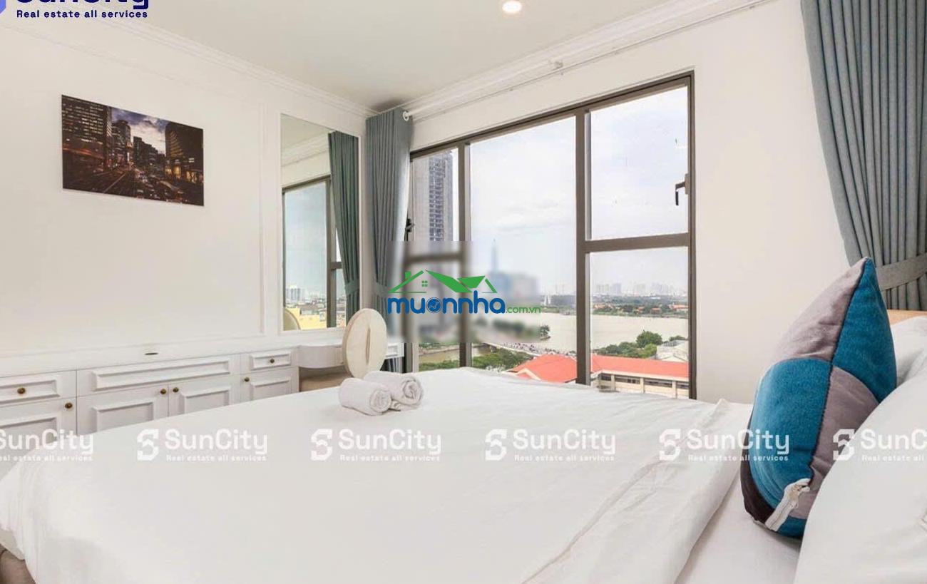 Cho thuê cc saigon royal residence, 42 triệu vnd, 115m2, 3pn, 2wc view sông, pháo hoa lh 0333 495 *** - 2