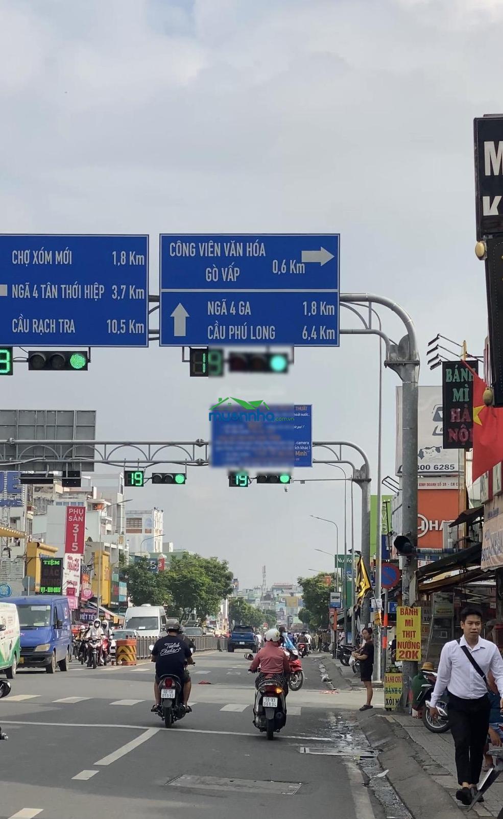 Nhà 1 trệt 1 lầu 5x13m nở hậu 5,9m 63,5m² ngay chợ an nhơn. tiện sửa bán, xây chdv - 2