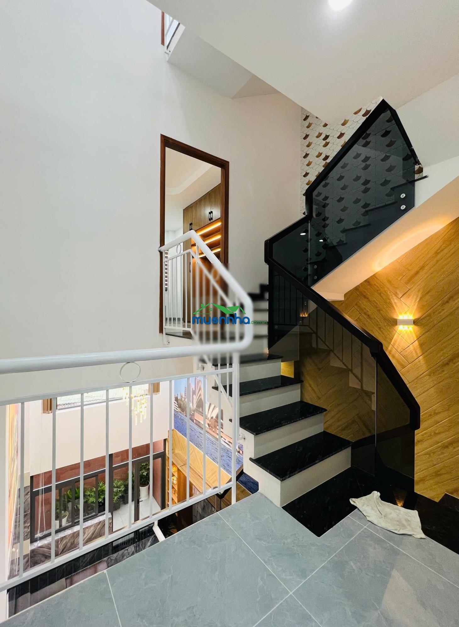 Bán nhà mới 1/ an dương vương (4m*22m - đúc 5 lầu - 8tỷ300 tl) hẻm 7m sát chợ phú lâm, bà hom