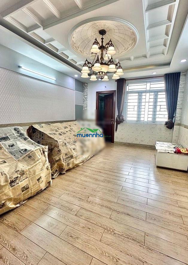 Nhà đẹp ngay khu phân lô phan huy ích - hẻm nhựa thông ô tô - 5 tầng - dt 4x17m - sổ vuông a4 - 2