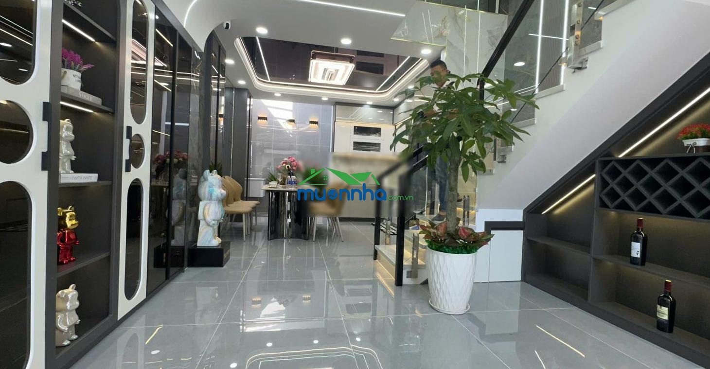 Nhà mới - trệt - lửng - 3 lầu, 4pn - 5wc, đường rộng 7m, q12, giá: 6 tỷ 150tr - 4