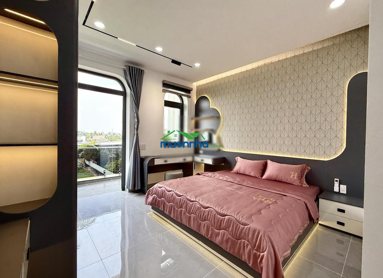 Nhà 1 sẹc đường thông tx 25, dt: 4x19m, lửng, 3 lầu, 4pn, p. thờ, s. thượng, gara ô tô, 7,25 tỷ