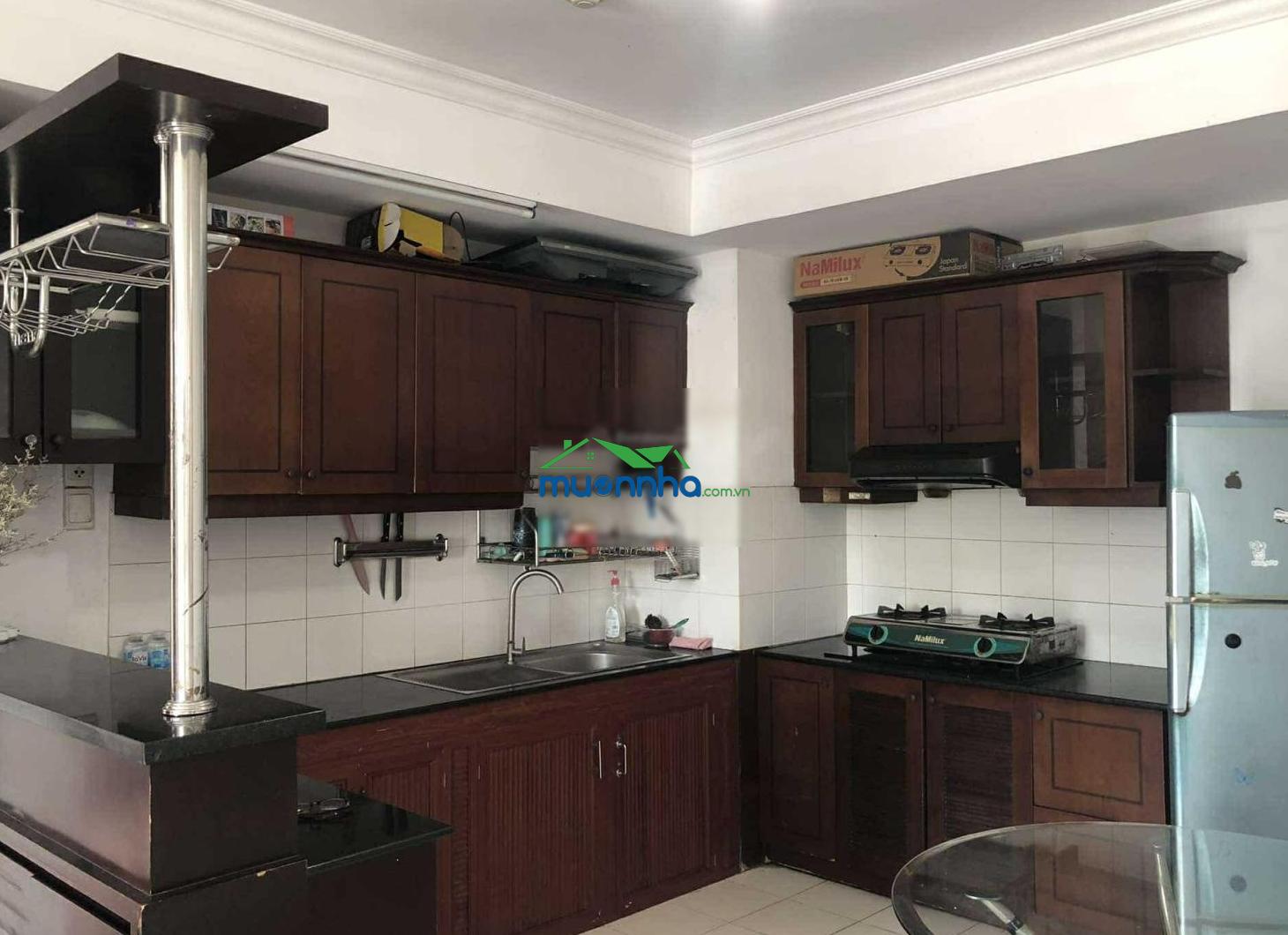 Cần cho thuê gấp căn hộ phúc thịnh quận 5, dt: 90 m2, 3pn, giá: 13 tr/th