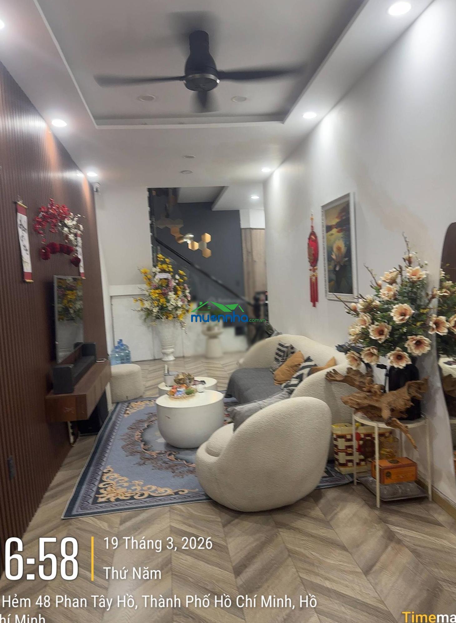 Bán nr 2pn 3vs tại phan tây hồ, 7,4 tỷ, 61,2m2 siêu hot. dtsd 120m2. nhà mới đẹp ở liền full nt - 4