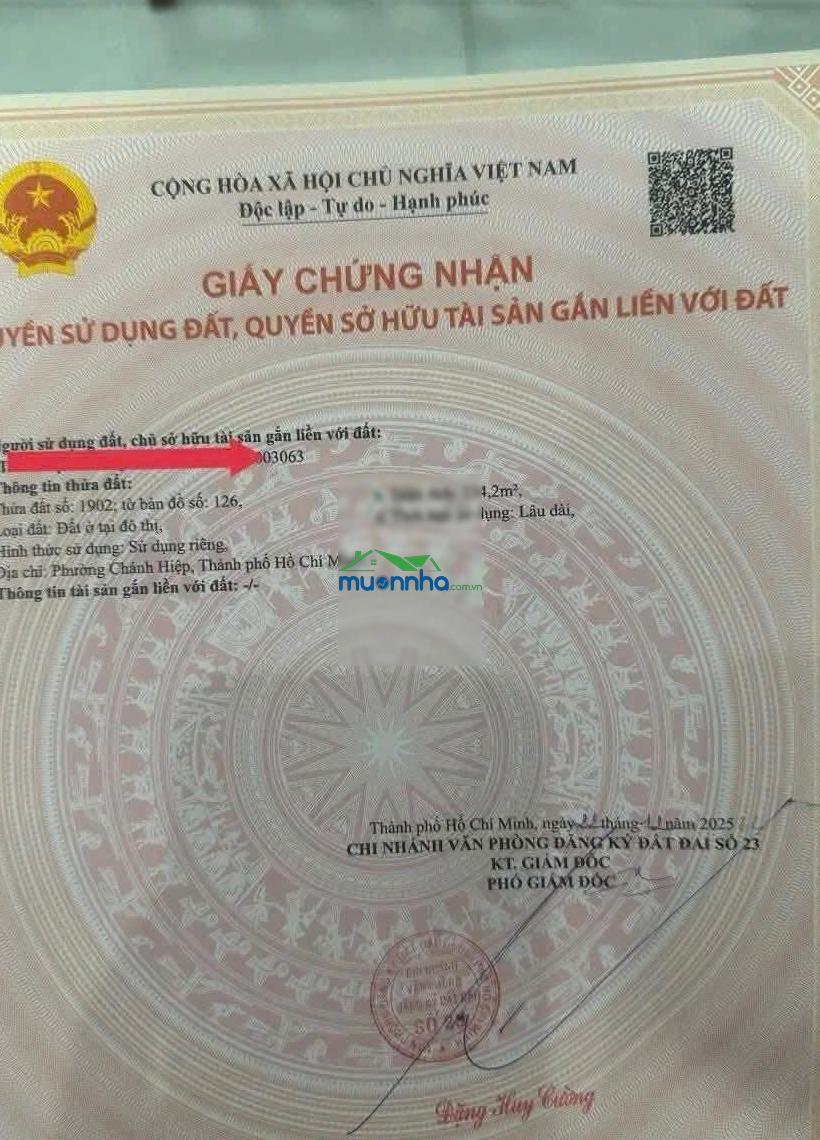 Bán đất 100% thổ cư. mặt tiền đường nhựa thông. gần chợ tương bình hiệp. chánh hiệp, tp hồ chí minh - 3