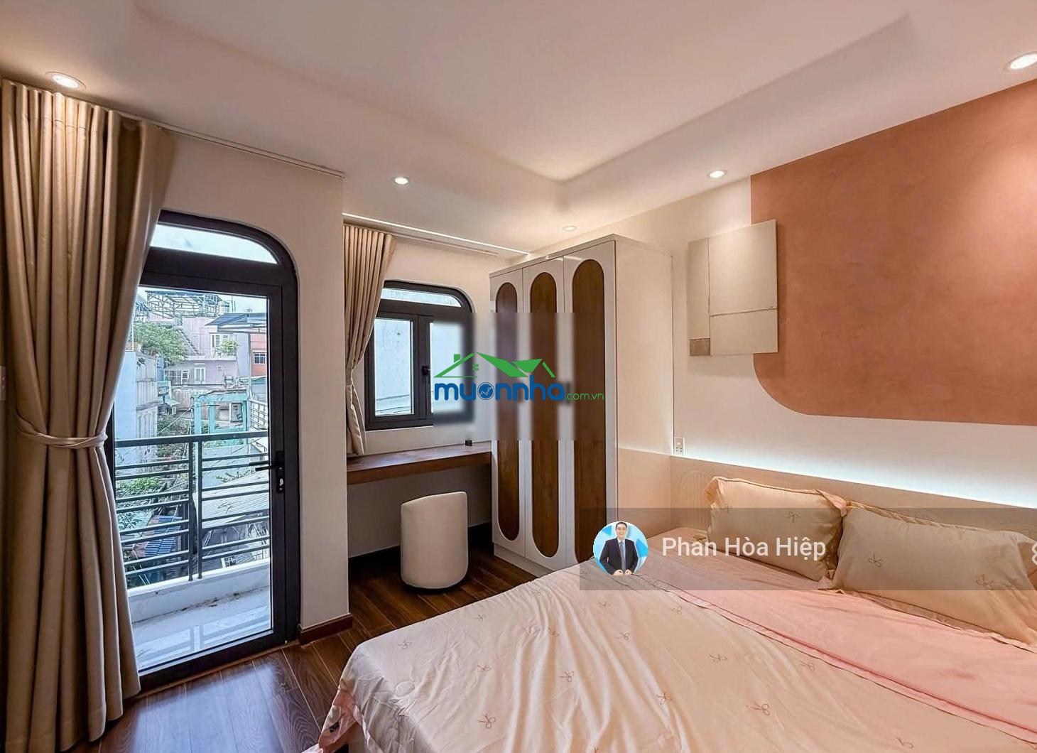Nhà 5 tầng hậu giang kế trường lam sơn, 50m2, 4 pn 4wc, chính chủ xây kiên cố, hẻm xe tải 5m thông - 4