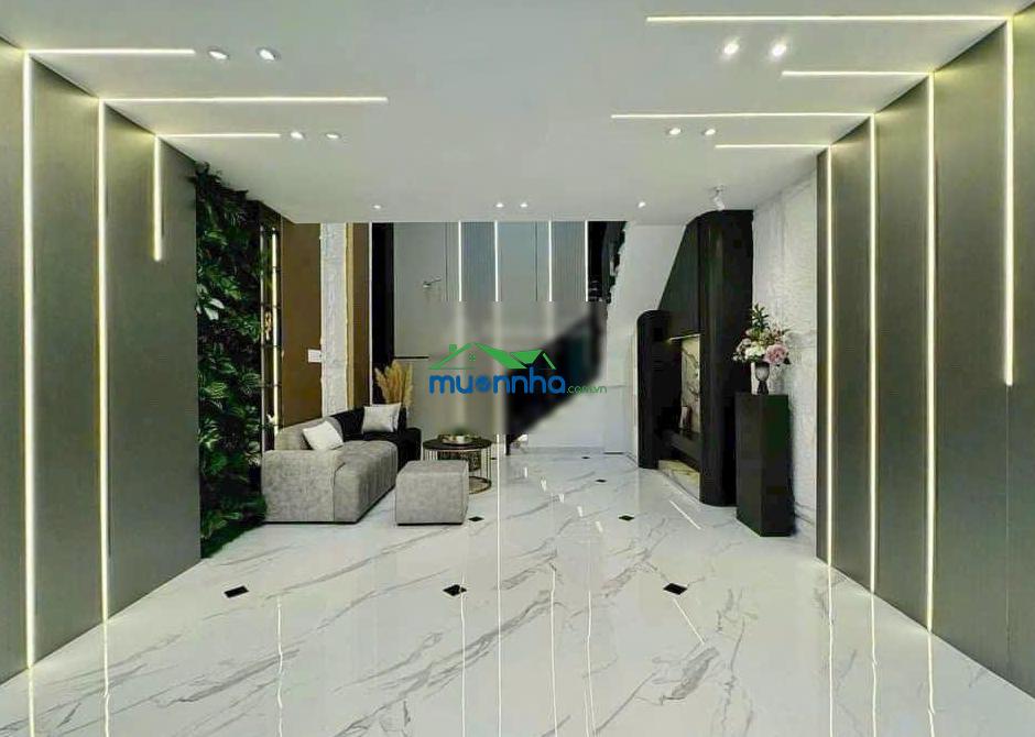 Có nhà ngay tân bình dưới 4 tỷ. nhà 55m² hoàng sa xây 1 trệt 3 lầu. sổ riêng hoàn công, hẻm 4m hơn - 3