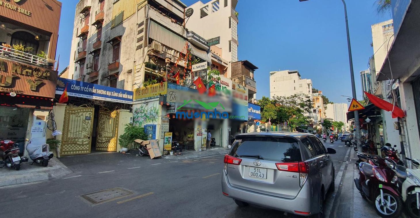 Nhà 5t, 2 mặt thoáng, ngang 8 m, trần đình xu, khu tây ở, 12 pn, giá cực tốt