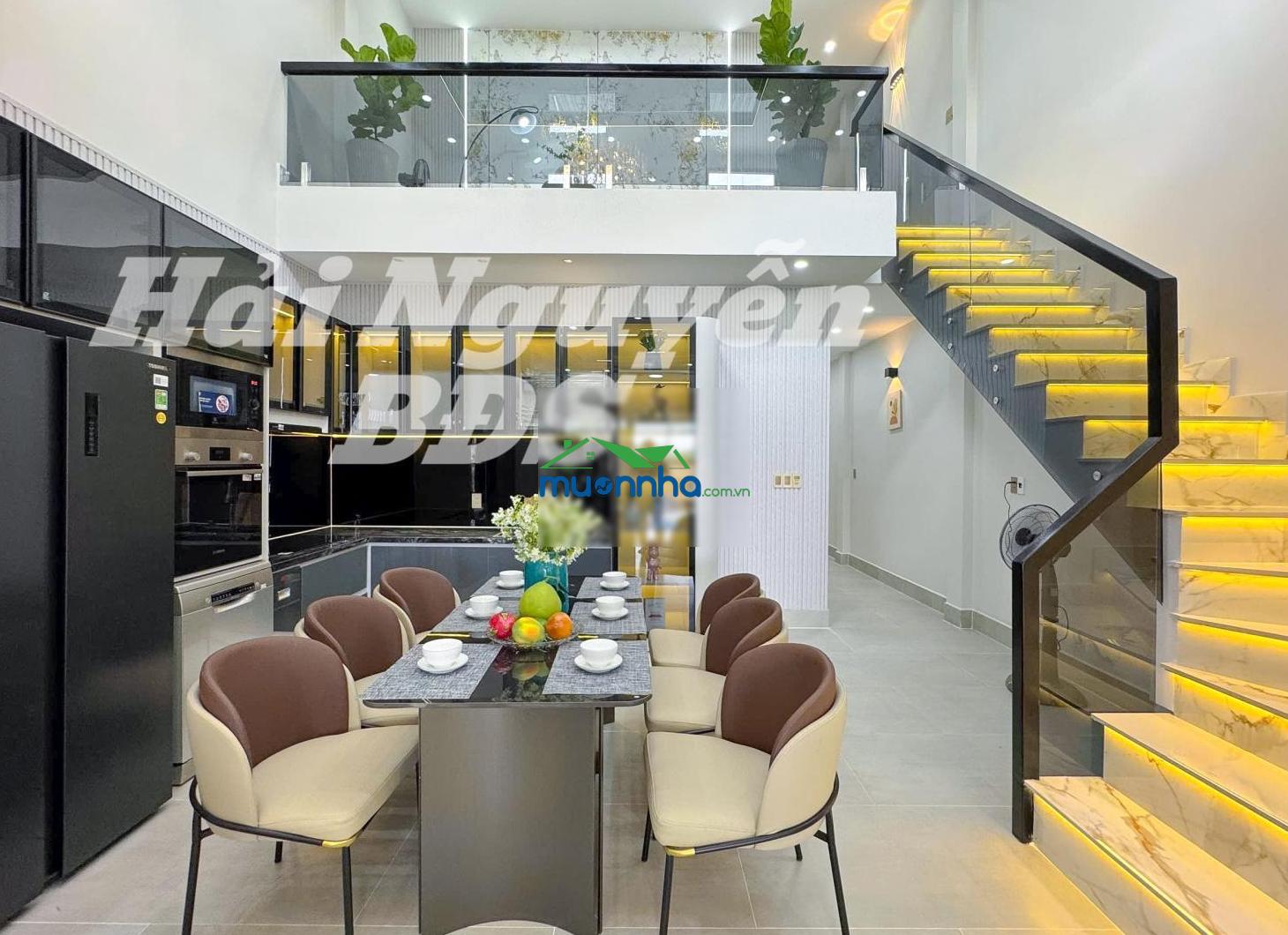Nhà phố có sân vườn, 2 tầng ngang 5.5m, đường đặng nhữ lâm, nhà bè, cạnh q7 - 3