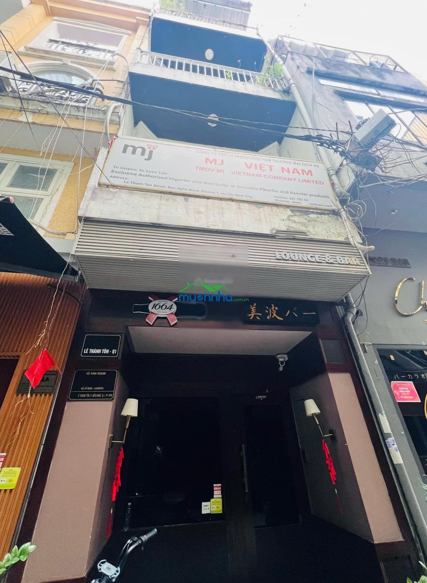 Lê thánh tôn - quận 1 - phố nhật nổi tiếng - 4 tầng - dòng tiền đều đặn 40tr/tháng (15,5 tỷ) - 2