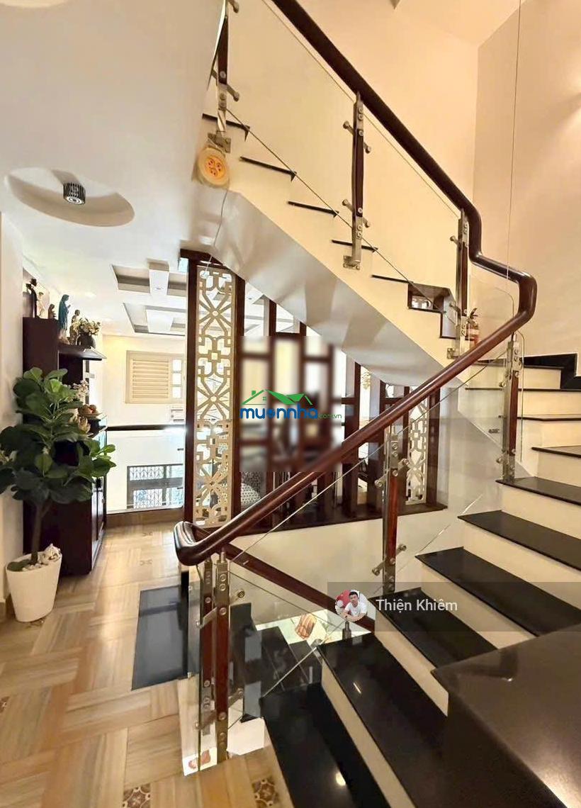 Nhà khu đồng bộ đường 5m nguyễn văn công - p.3 - gò vấp - 4m x 16m - 5 lầu mới