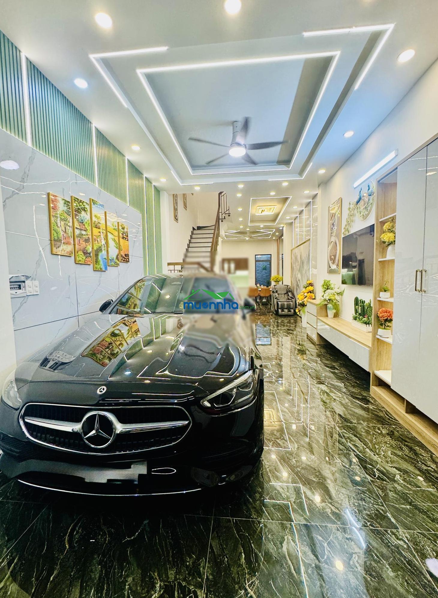 Bán nhà mới p.8 quang trung 4 tầng, xe hơi ngủ trong nhà, 67m2 (4.2*16), ngay chợ hạnh thông tây - 3