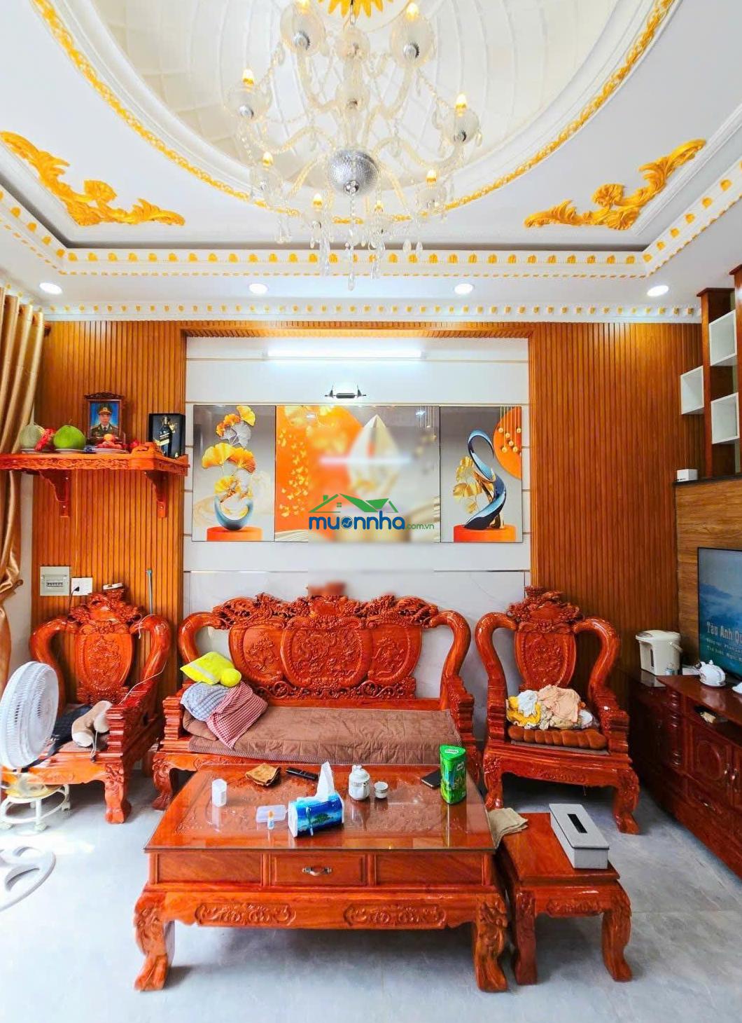 Nhà đẹp 4 tầng hẻm xe hơi lò lu q9, dt: 60m2 gần vinhomes - 3