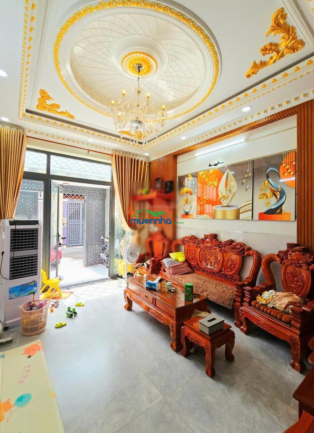 Nhà đẹp 4 tầng hẻm xe hơi lò lu q9, dt: 60m2 gần vinhomes