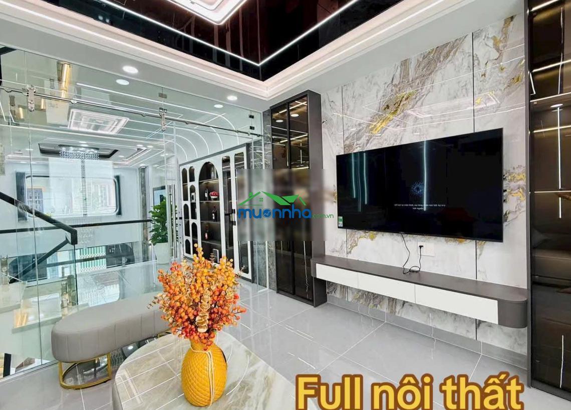 Giảm 200tr nhà mới xây 1 trệt 1 lửng 3 lầu - 4