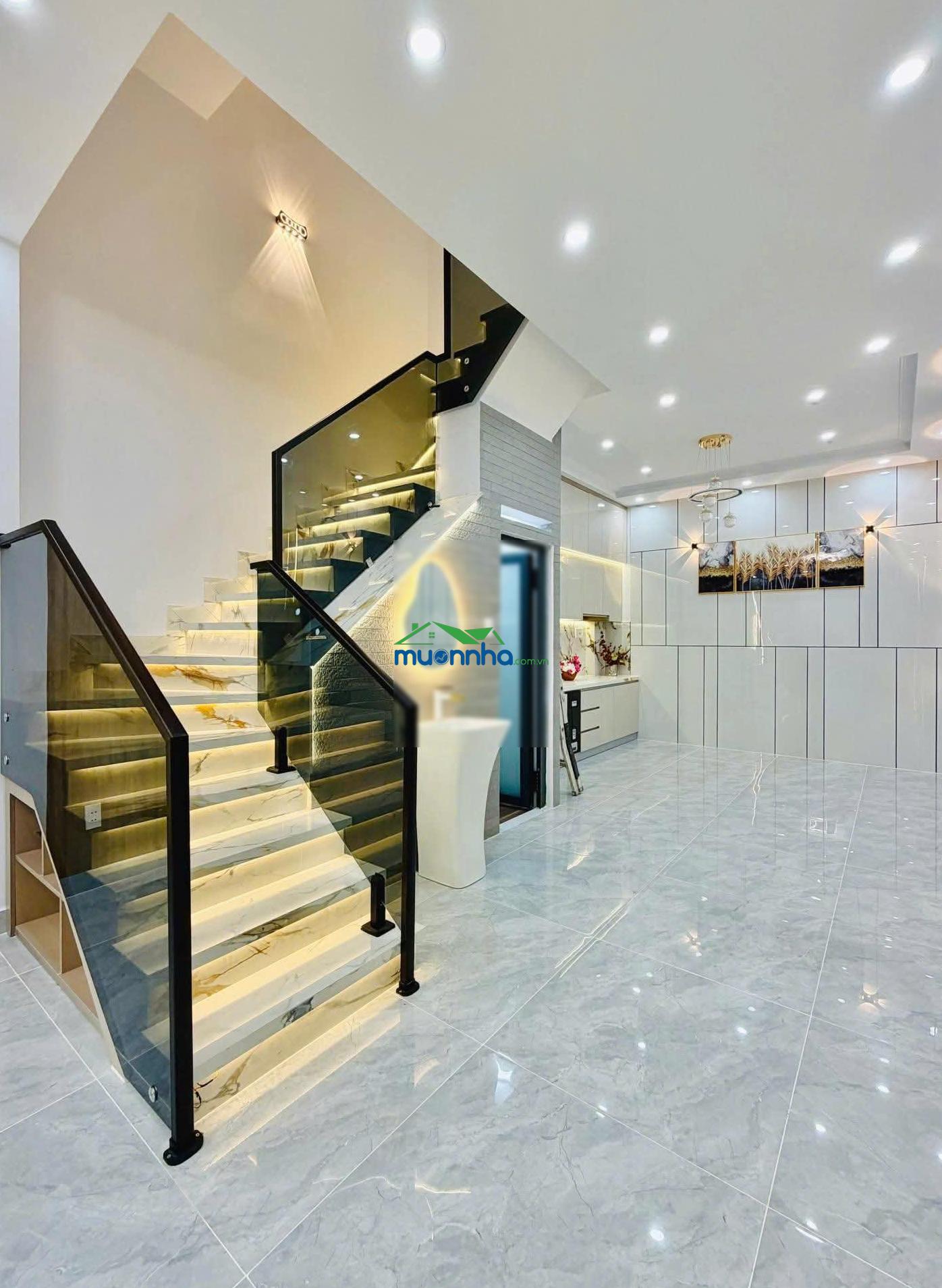 Bán gấp nhà hậu giang, 52m2, 4 tầng 4pn 5wc, có sân thượng, gần chợ bình tây, hẻm trước nhà 5m - 2