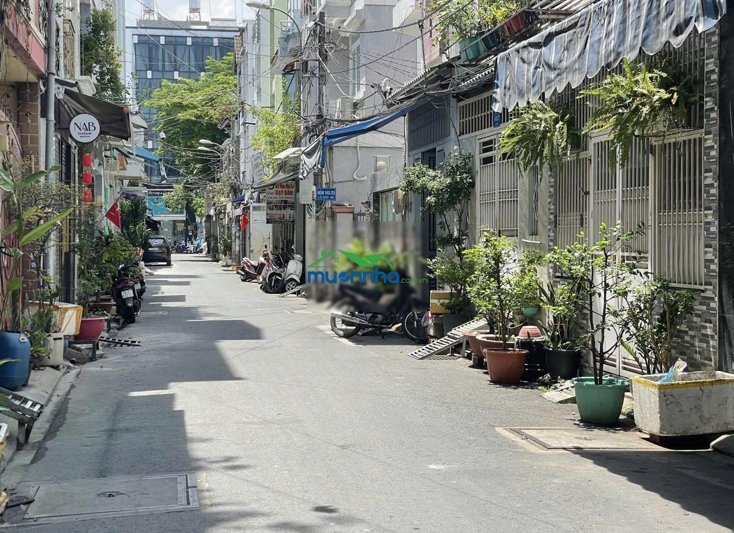 Bán nhà hẻm xe hơi gò dầu - ngang 4 dài 14 - khu an ninh - sổ vuông - hoàn công đủ - không lộ giới - 2