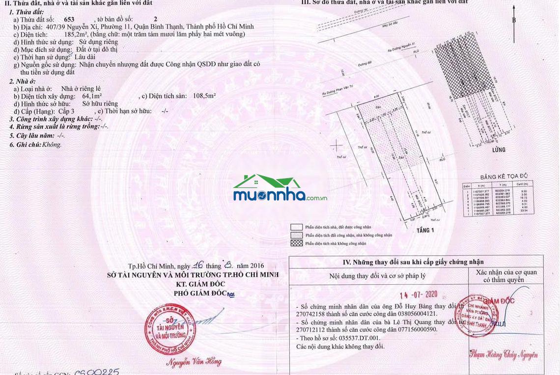 Bán gấp dãy nhà trọ đẹp 186m2 tại 407/39, nguyễn xí, p. bình lợi trung, hcm