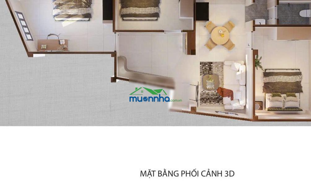 Cho thuê căn hộ , lầu 3 thang bộ - mặt tiền 499 trần phú