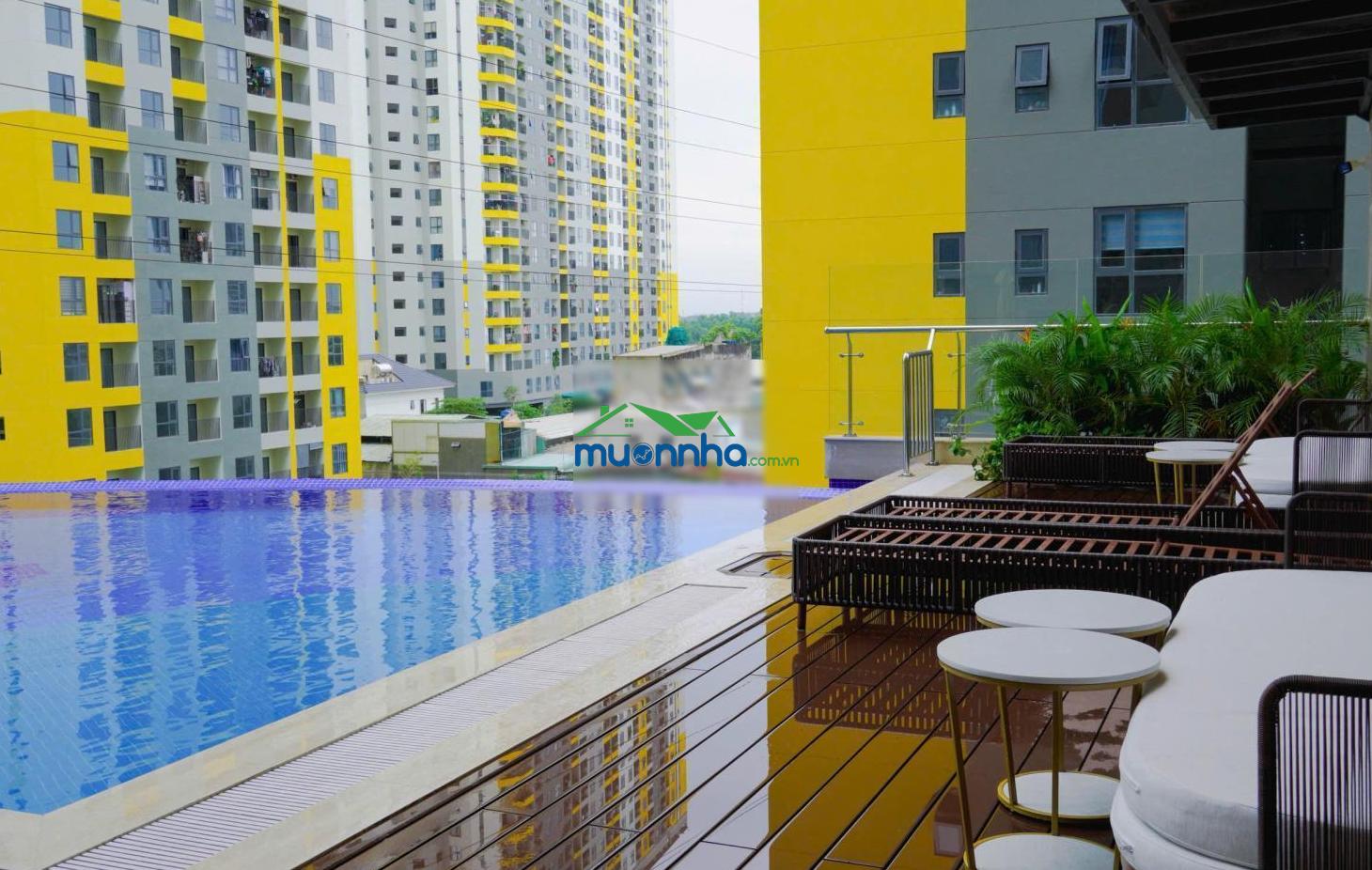 Giá thuê chạm đáy bcons city 2pn 2wc nhà mới ở ngay sát metro & bx miền đông view triệu đô