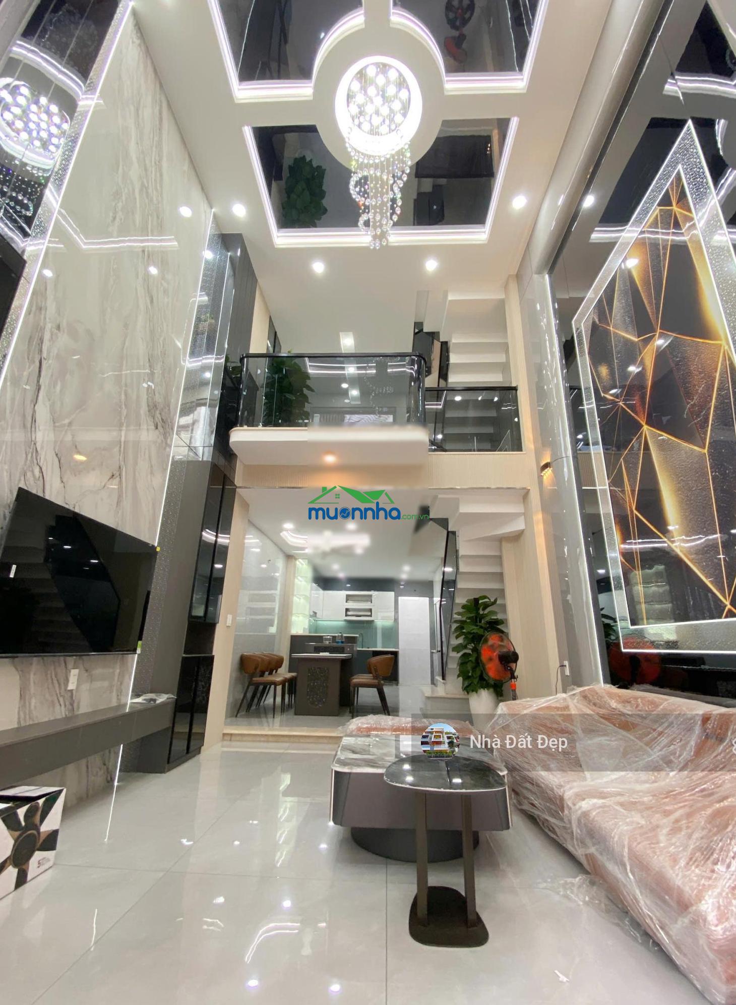 Nhà mới 5 tấm khu đồng bộ cao cấp, full nội thất 4x14m hẻm nhựa đẹp 8m lê văn quới. - 2