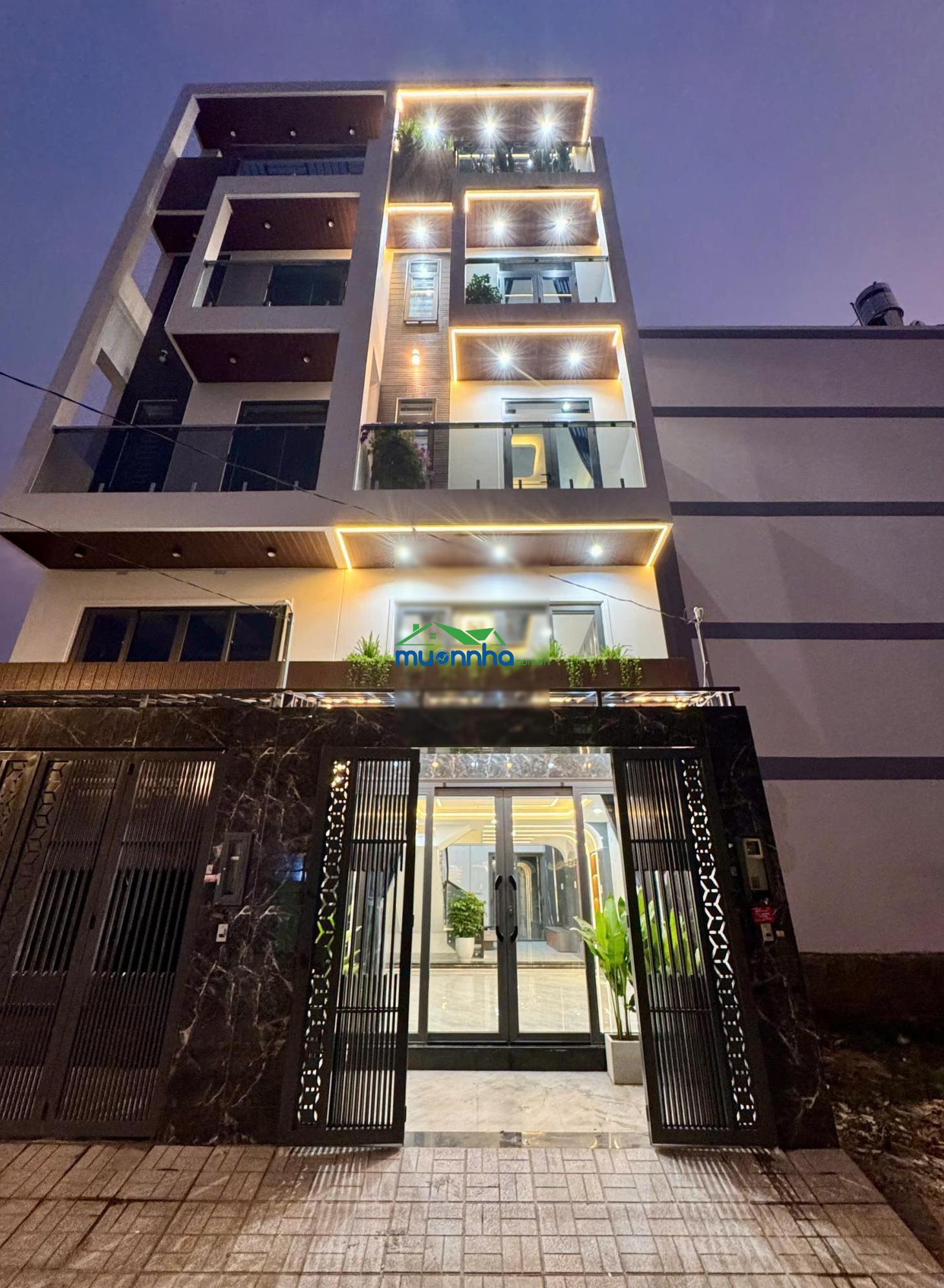 Ngay ubnd an phú đông, đ. tl39, nhà 4,5 tầng xe hơi ngủ trong nhà, ngang 4x16m, giá 6.6 tỷ tl - 4