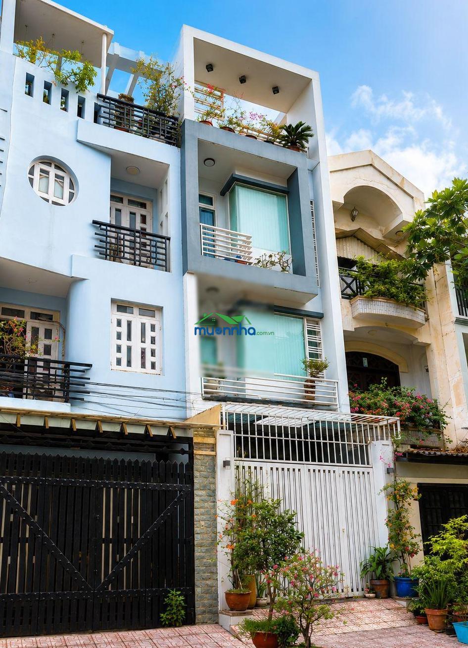 Bán nhà ngay cổng đh văn lang - đặng thùy trâm (4.5 x 16m) 4 tầng đã hoàn công, chỉ 12 tỷ - 4