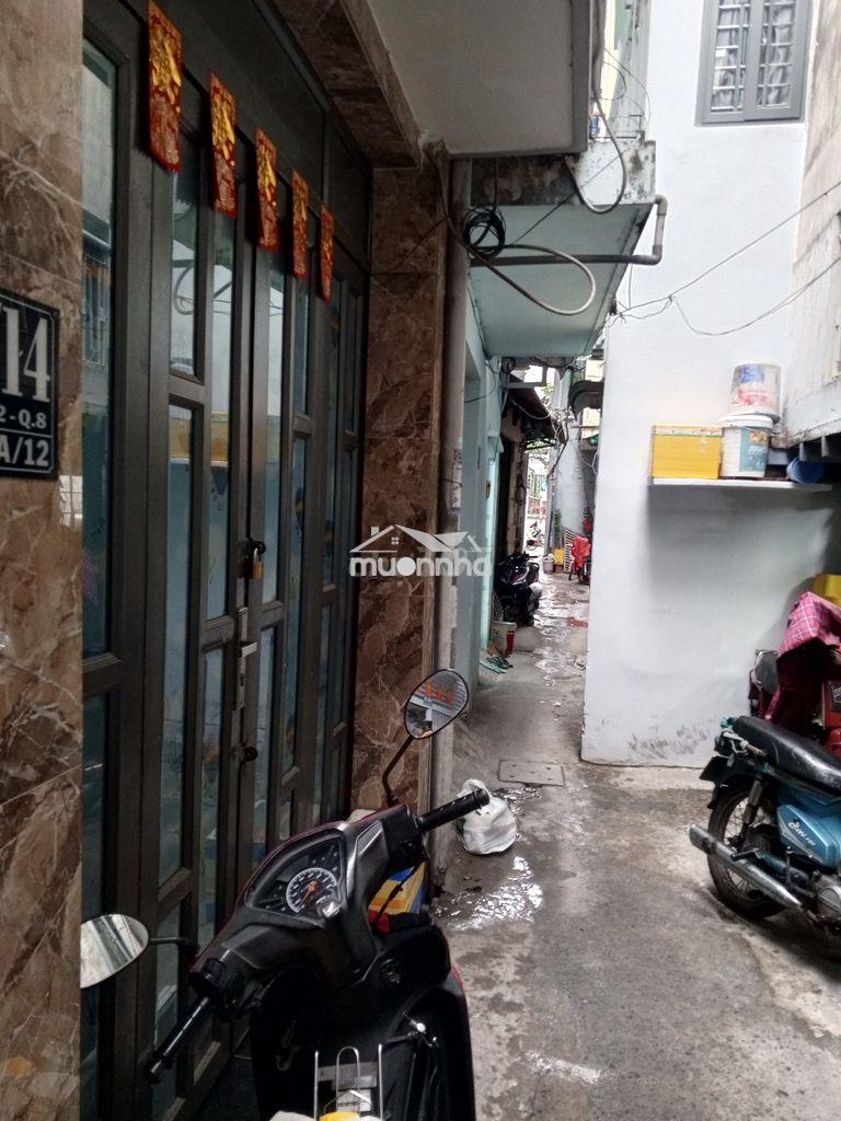 Cho thuê nhà hẻm dạ nam, q.8