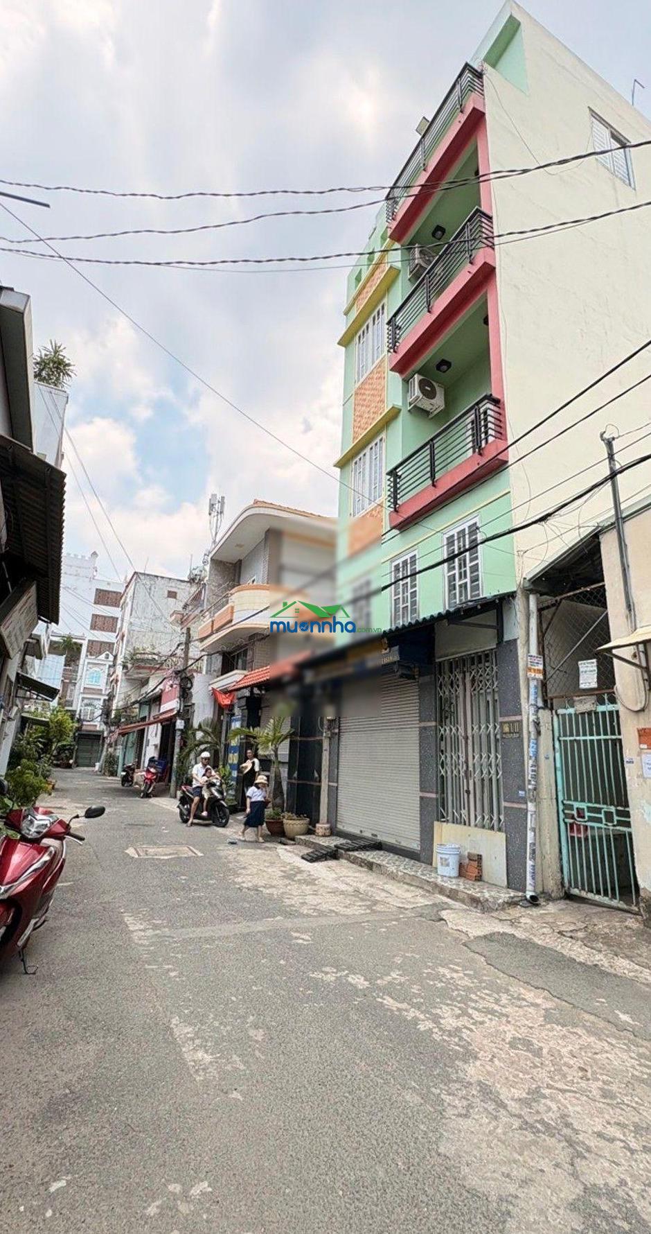Nhà mặt tiền đường thông 5m, khu vip trung mỹ tây 2a