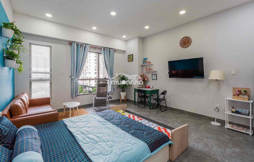 Cho thuê căn hộ chung cư garden gate 1pn 1wc 38m2 sát bên công viên gđ - 2