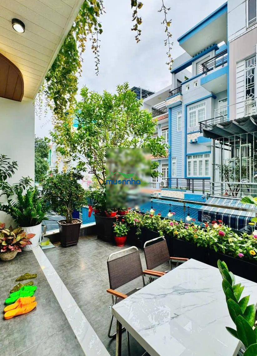 Siêu phẩm hẻm thông 7m phạm văn chiêu, p9, 5x17m, 3 lầu, 5 phòng 6wc có sân vườn - 4