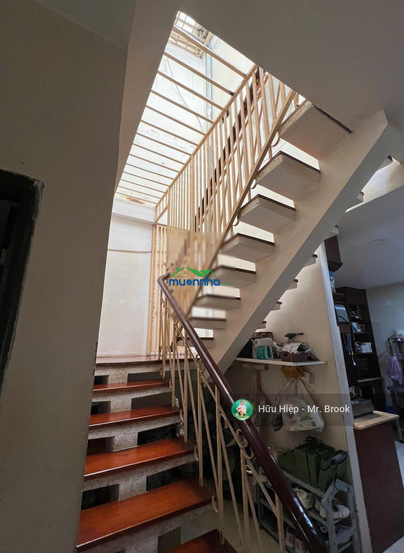 Nhà hẻm ô tô thông trần hưng đạo, trần đình xu quận 1, 60.9m², 4 phòng, tiện mở văn phòng, cho thuê - 2