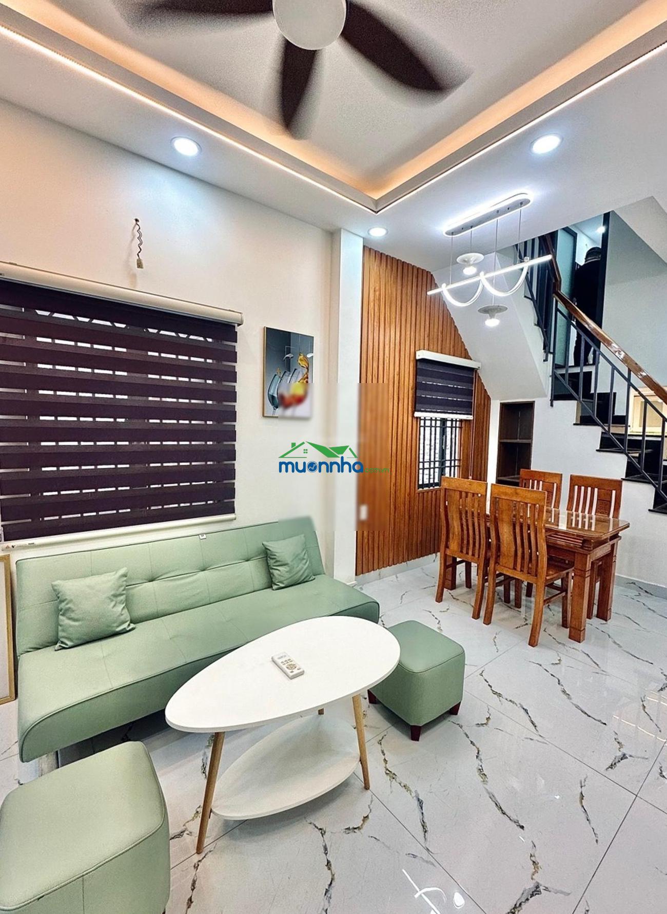 3.71 tỷ - lô góc 2 mặt dt: 30m² full nội thất sát hẻm xe tải - nguyễn tư giản thông tây hội gò vấp - 2