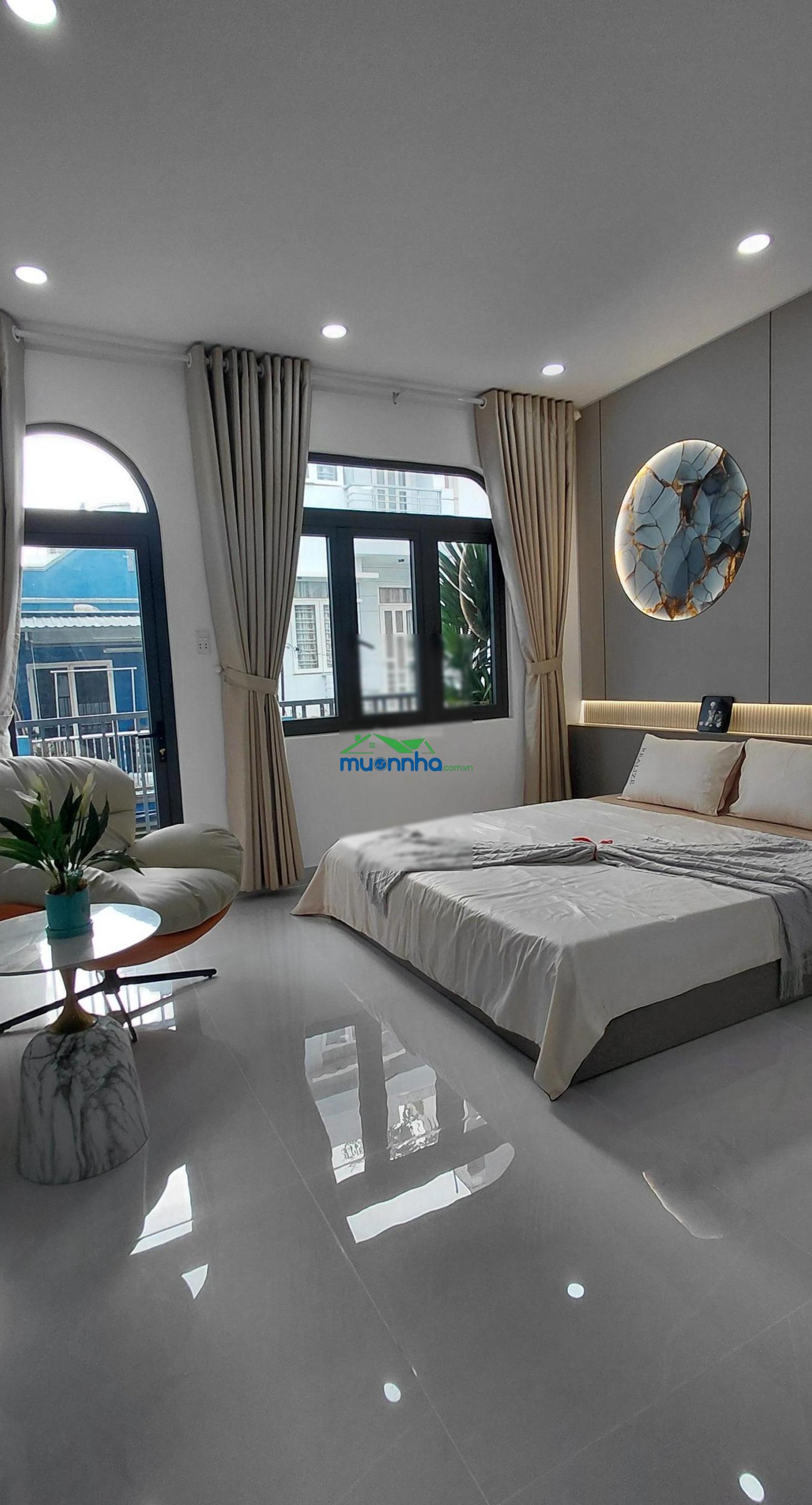 60.4m2 - hẻm 4m5 - 4 tầng btct tặng full nội thất - nhà mới gần quang trung - gò vấp
