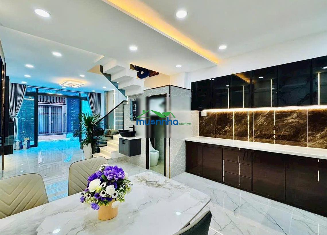 Nhà đẹp giá mềm, nhà 50.7m2 vườn lài xây 3 tầng, hẻm vf3 vô tận nhà, sổ sẵn - 3