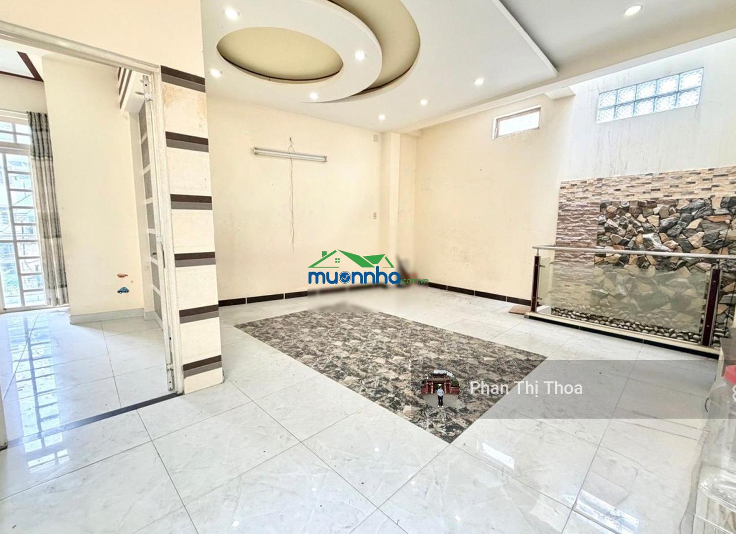 Gấp - hẻm thông thoáng, sân rộng - 54.1m2, 3 tầng, 4pn (pn dưới trệt) - phan văn trị - chỉ 7,9 tỷ - 3