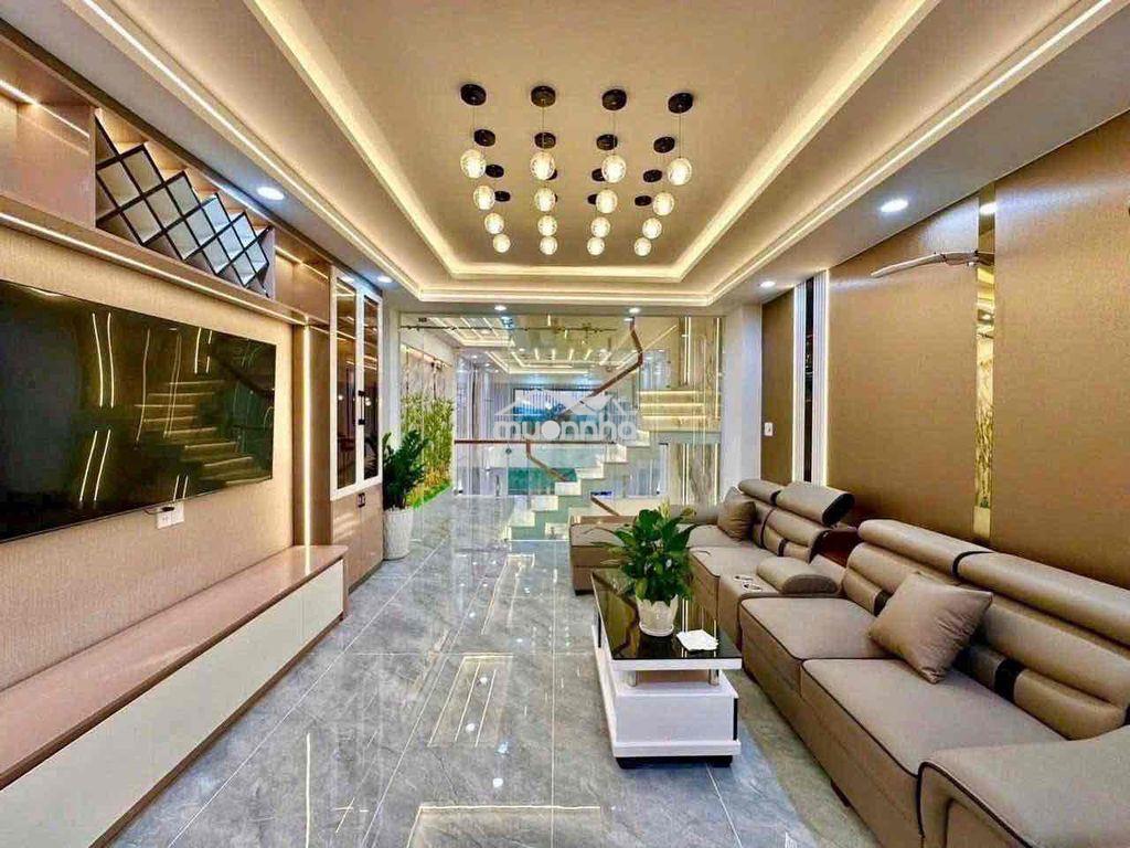 Cho thuê nhà 1 sẹc hà huy giáp dt4x25 1trệt 1lửng 3lầu 4pn 6wc sân ôtô - 3