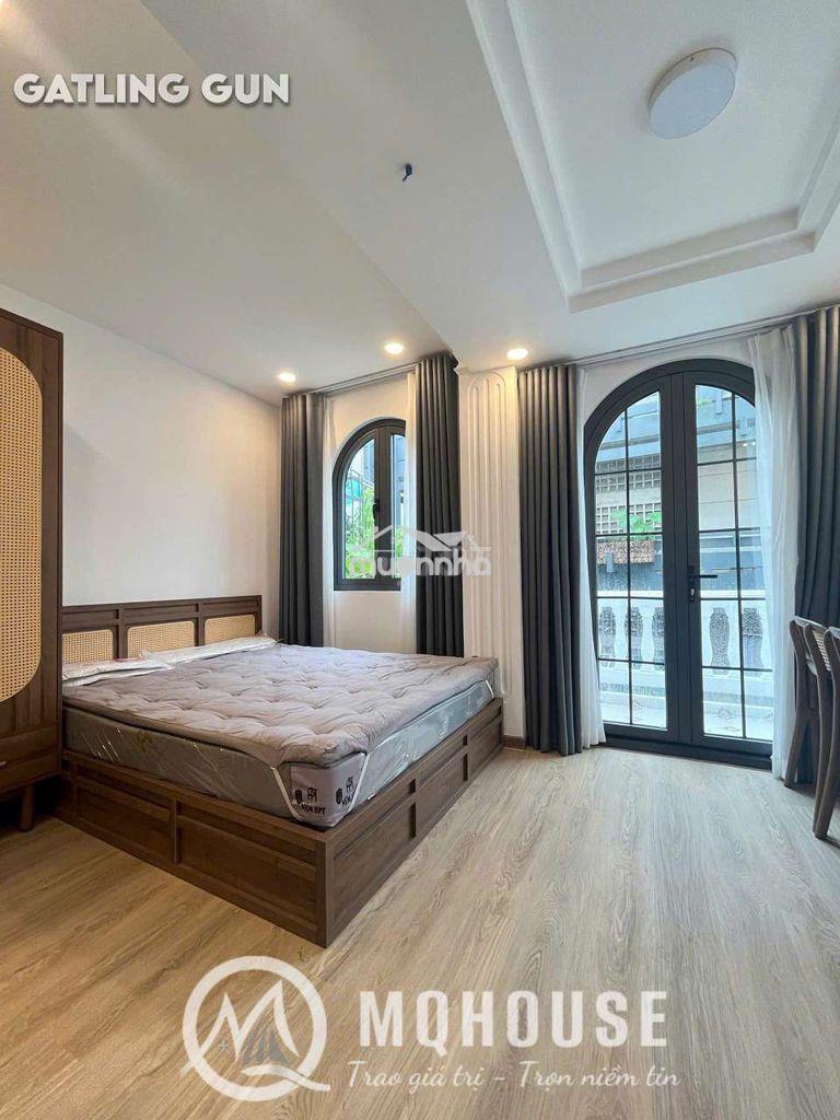 🏡Cầu nguyễn văn cừ💯căn hộ studio_bancong_40m2 đầy đủ nội thất