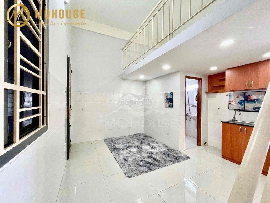 Phòng trọ có gác giá rẻ cửa sổ trời rộng bảo vệ - 4