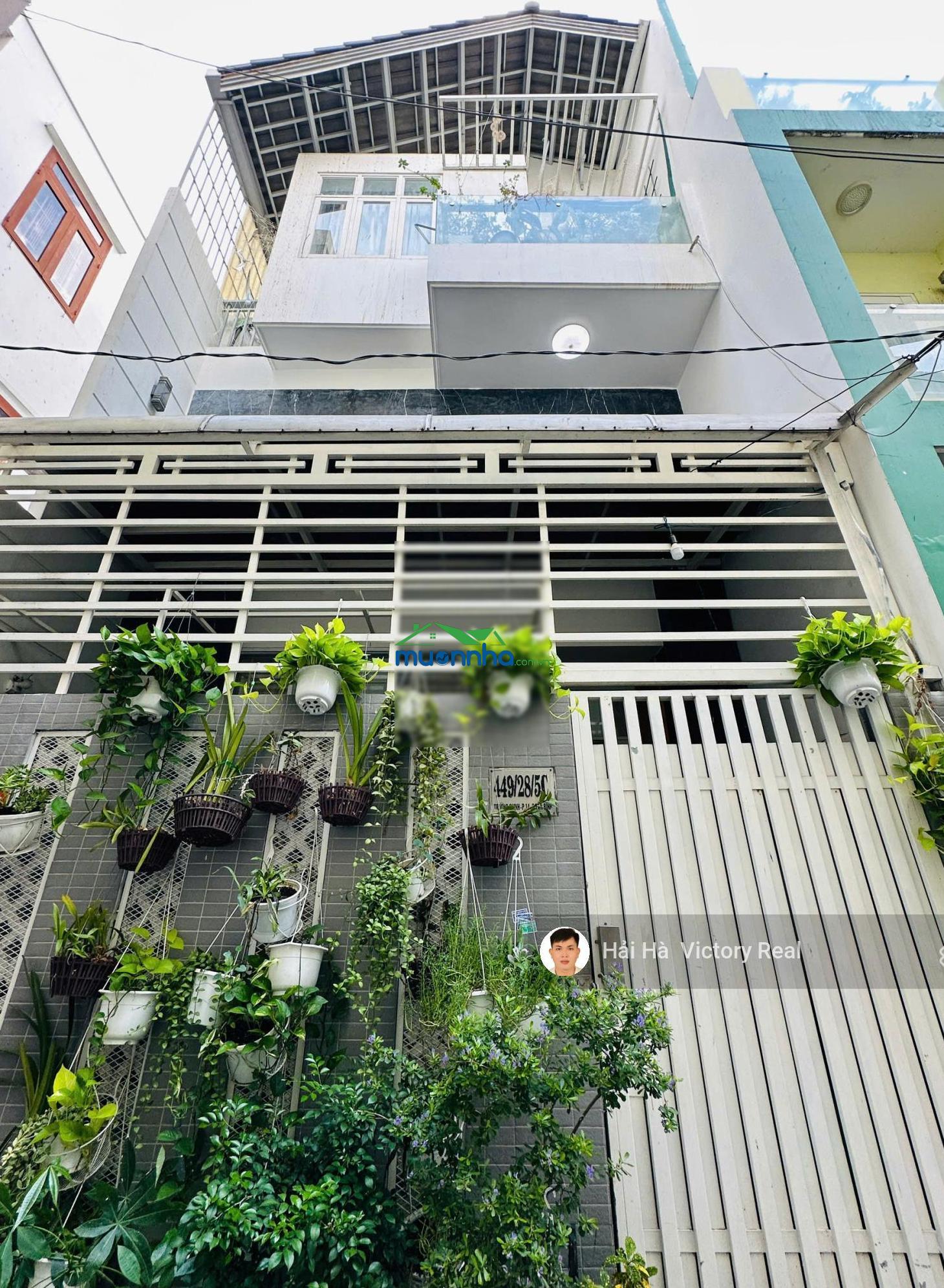 Bán nhà hẻm 449 trường chinh, thông ra 80 ba vân - tân bình dt: 5.05x 12m nhà đẹp 3 tầng vào ở ngay - 3