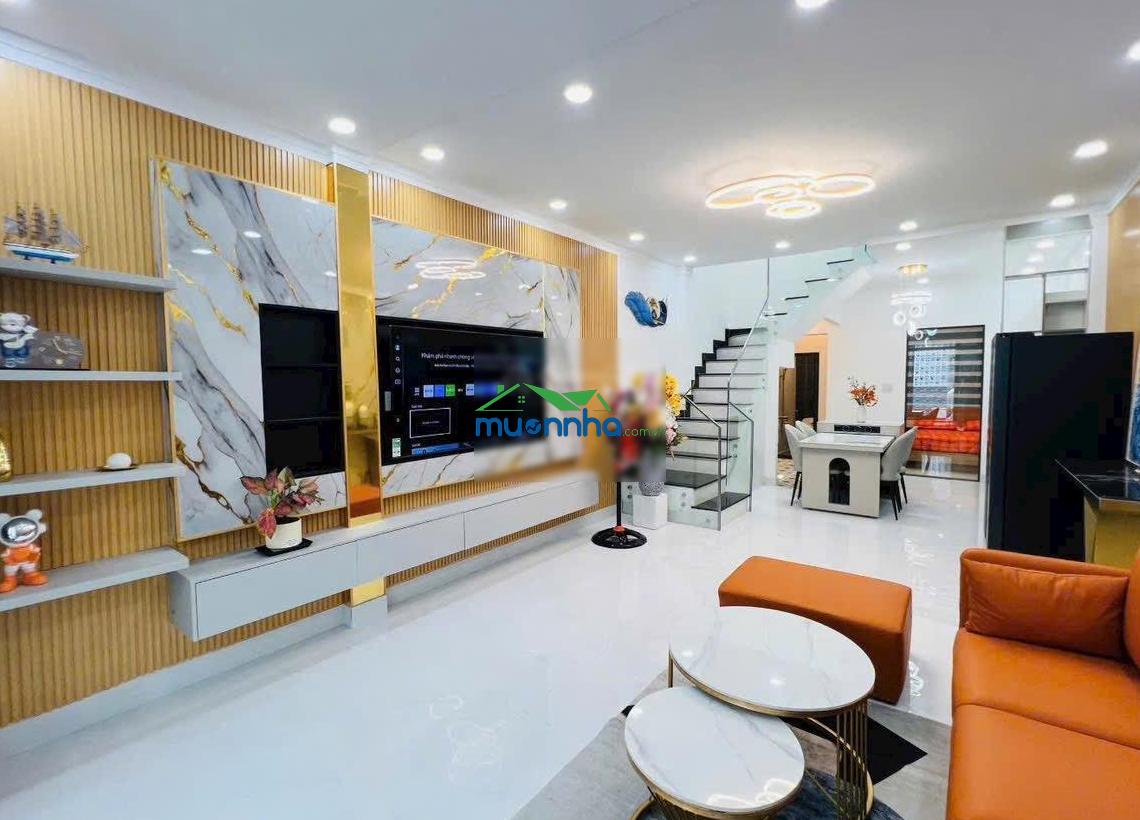 Tuấn hailongreal: 5,2 tỷ nhà full nội thất hẻm xe hơi tại nguyễn bình gần công viên phú xuân nhà bè