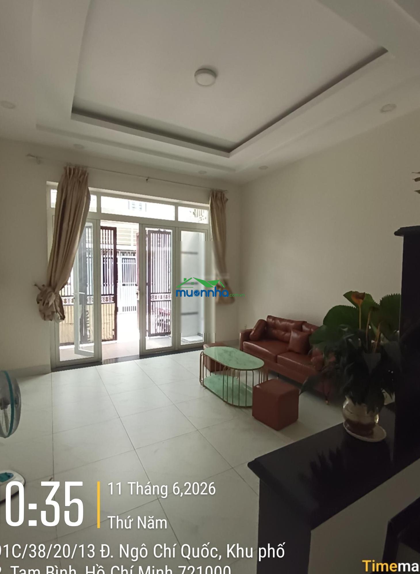 Nhà 3 tầng hẻm xe tải ngô chí quốc, sát vành đai 2, giá 4.8 tỷ sổ hồng riêng - Ảnh 3