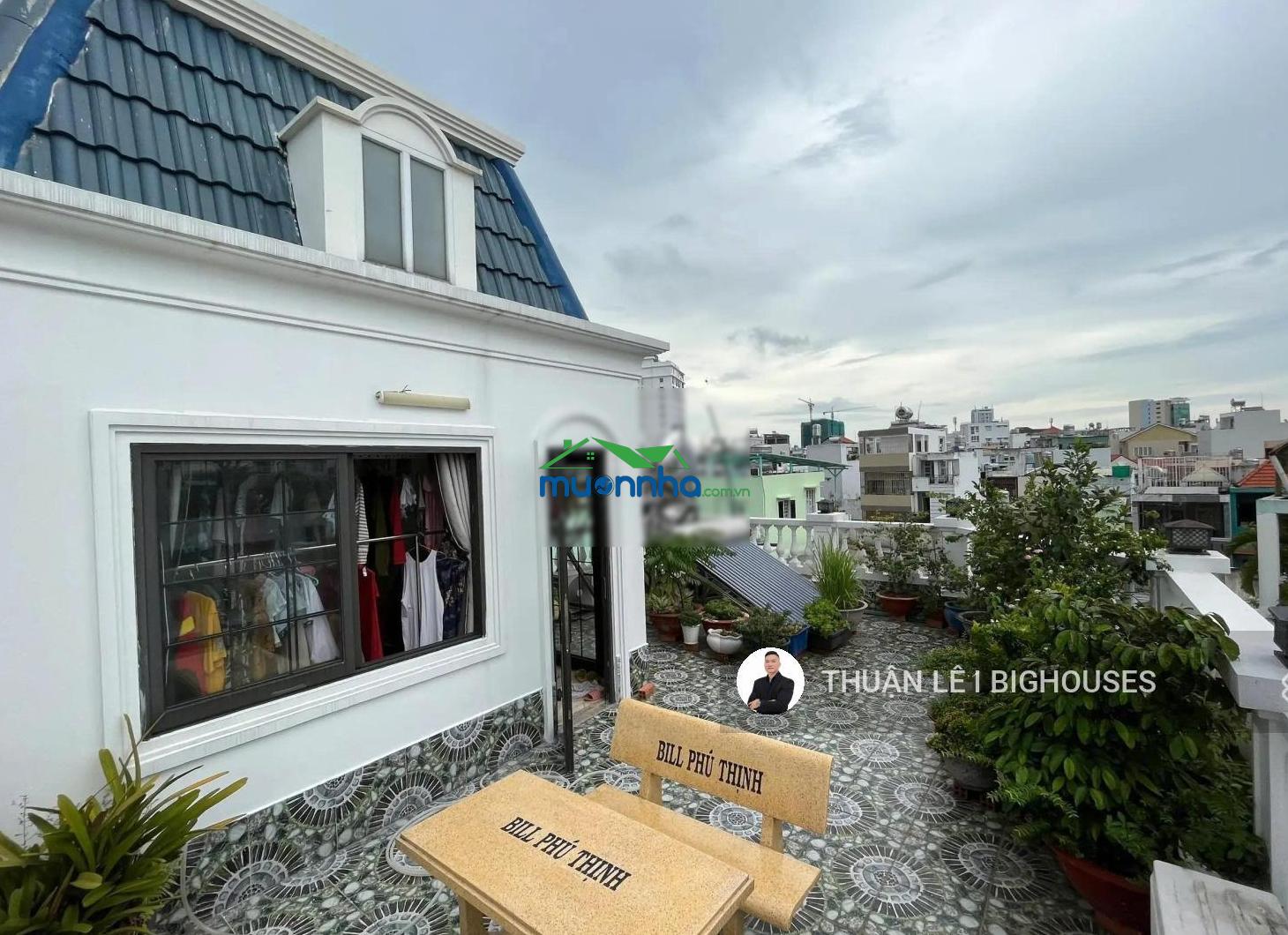 Hẻm 8m. bán căn góc 2 mặt tiền huỳnh đình hai thông bùi đình tuý. ngang lớn (9m x 8m) nhà 4tầng/5pn
