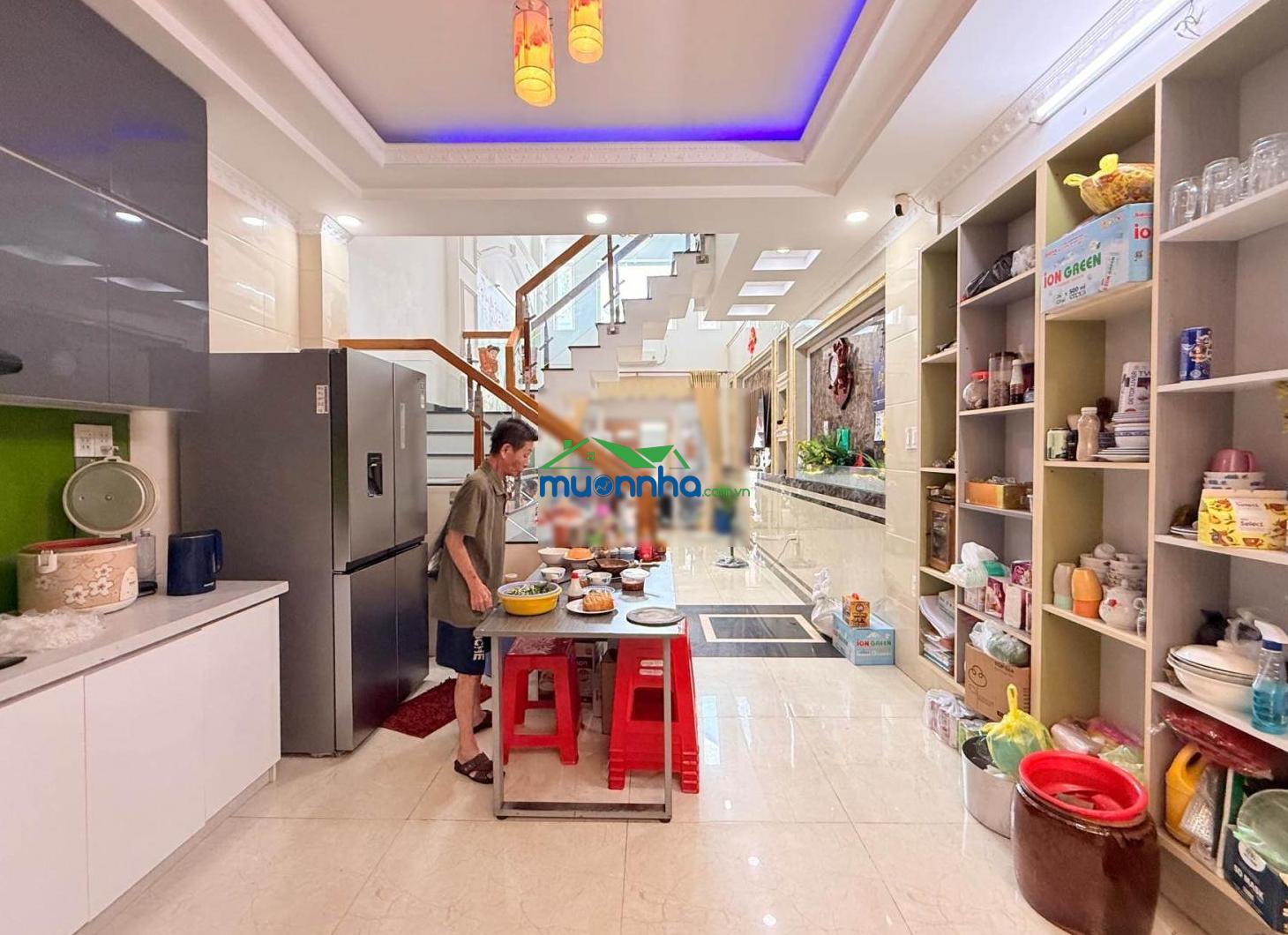 Nhà 4 tầng 80m2 4pn 5wc tân chánh hiệp gần nguyễn ảnh thủ-trung mỹ tây tphcm-giá 6.45 tỷ còn tl