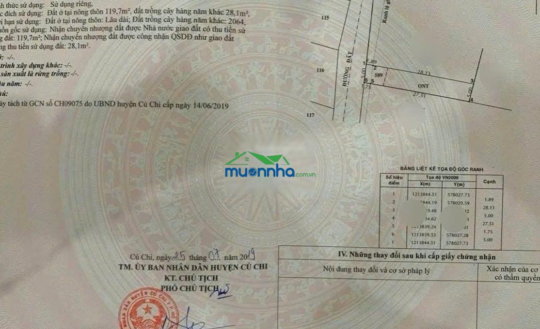 Nhà 147m2(5x28m) ở tân an hội củ chi - 3