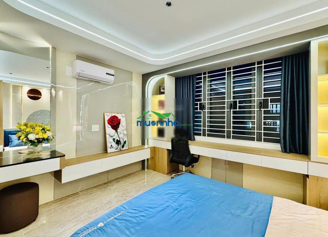 Nhà mới xây quang trung, p8 gò vấp---- 4x16m-- 4 lầu--thang máy--4 pn--6wc= 8,7 tỷ - 3