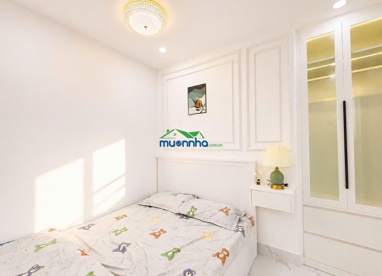 Siêu phẩm xây mới gần nguyễn văn trỗi nhà đẹp nội thất vip 43m2 với 3 phòng ngủ ban công trước sau - 4