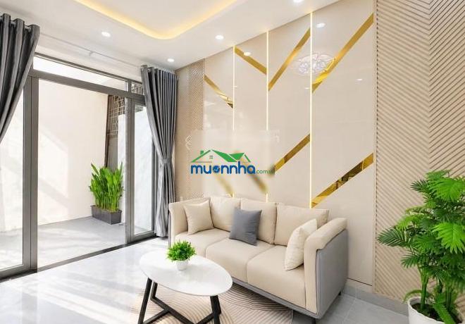 Sát bên bình thạnh - ngay đại học công nghiệp - nhà đẹp full nội thất 2 tầng 44m² 3pn có sân để xe - 4